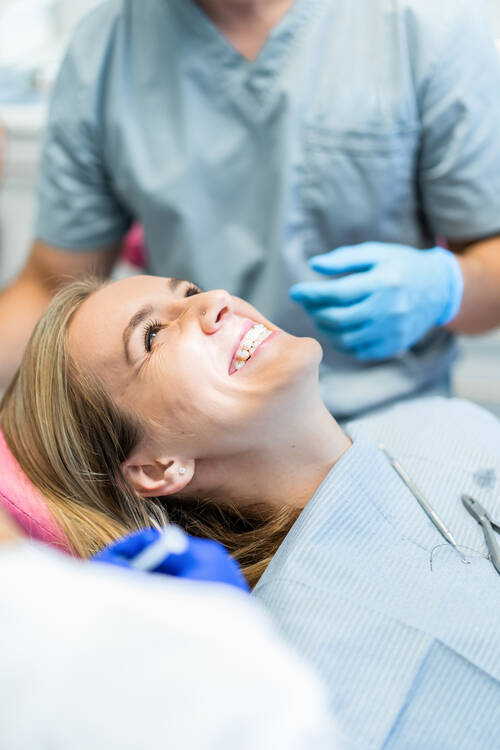 Dentist process dental services dental office dental treatment